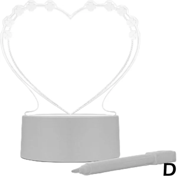 Love Note Board Creative Led Night Light USB Message Board - Image 5