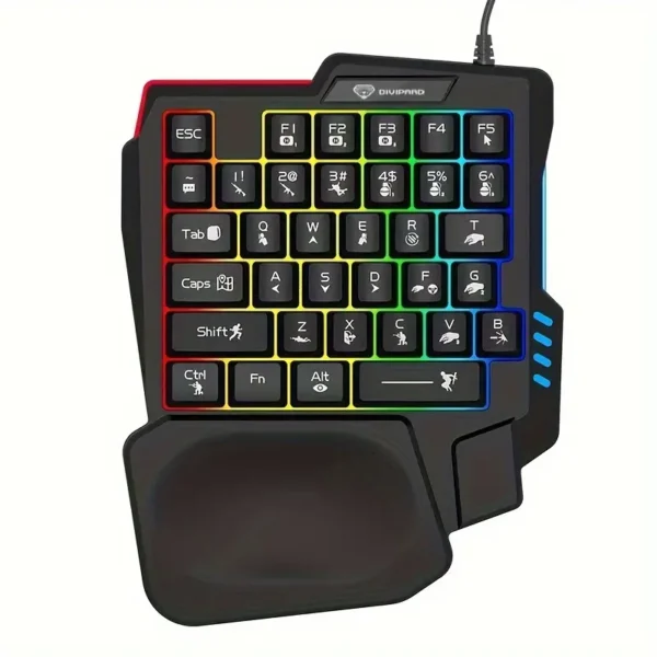 One-Handed Mechanical Gaming Keyboard - Image 3