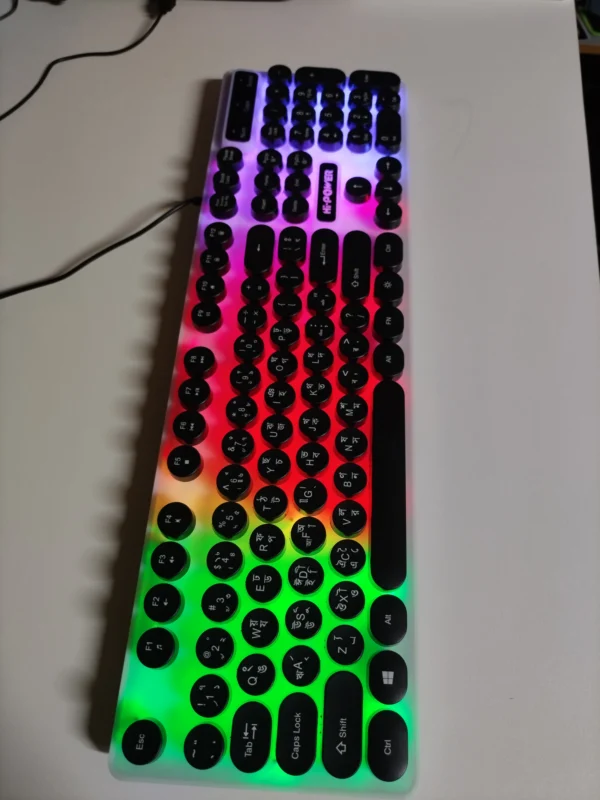 Hi-Power GMK 30 RGB Keyboard With Bangla Layout - Image 2